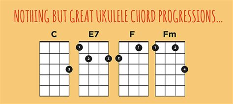 This chord requires 3 fingers, we will avoid the little finger for E major chord. . Uke chord progression generator